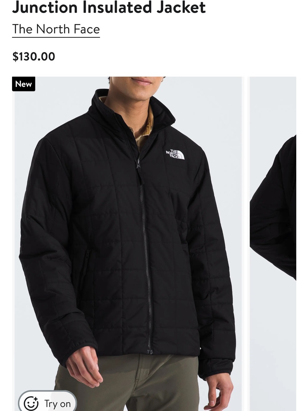 The North Face Junction Insulated Jacket - Black sz XL
